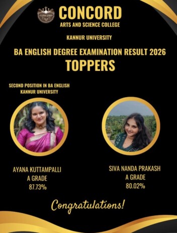 BA ENGLISH TOPPERS 2026