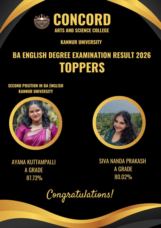 BA ENGLISH TOPPERS 2026